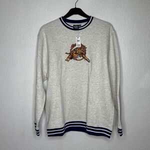 Santa Cruz NWT Men’s Crewneck Sweater with Tiger Design Size L